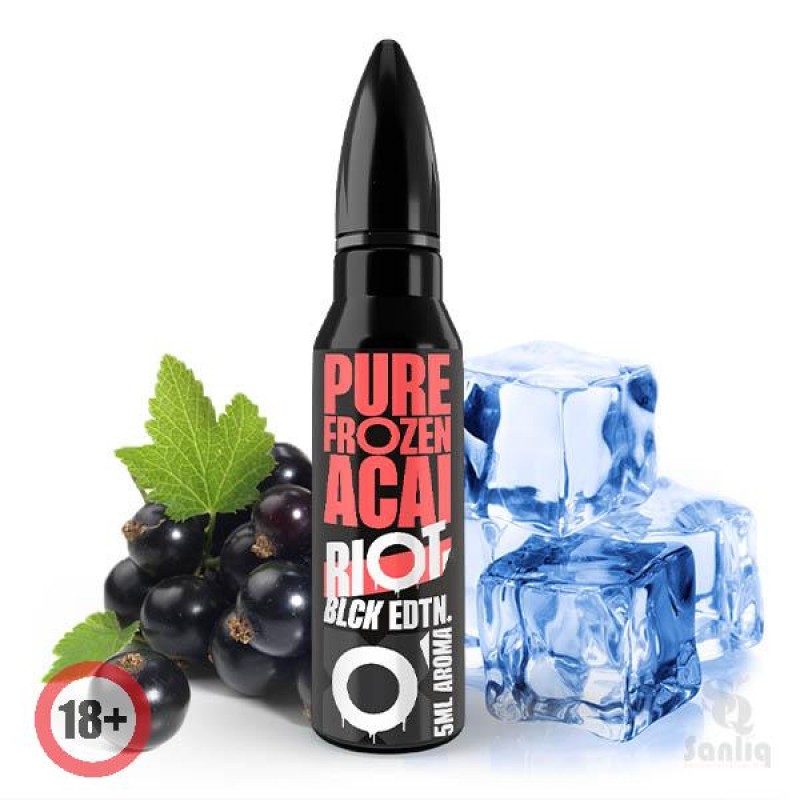 Riot Squad Black Edition Pure Frozen Acai Aroma 5m...