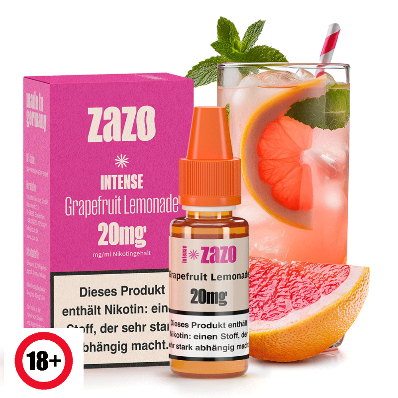 ZAZO INTENSE Grapefruit Lemonade Nikotinsalz Liqui...