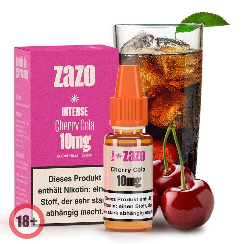 ZAZO INTENSE Cherry Cola Nikotinsalz Liquid 10ml 1...