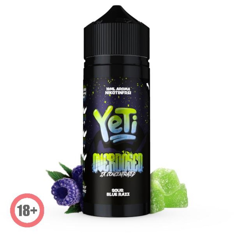 Yeti Overdosed Sour Blue Razz Aroma 10ml
